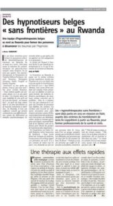 Hypnotiseurs belges sans frontières au Rwanda