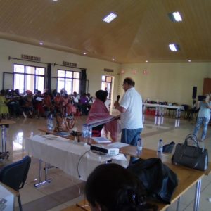 Rwanda mars-avril 2018, formation PTR