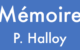 Mémoire de Pierre HALLOY